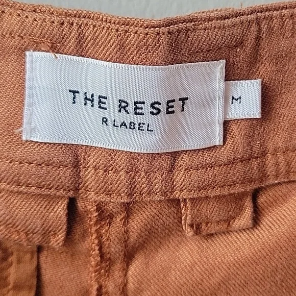 The Reset R Label Women Slouchy Pants Size Medium Ginger Color - Picture 7 of 9